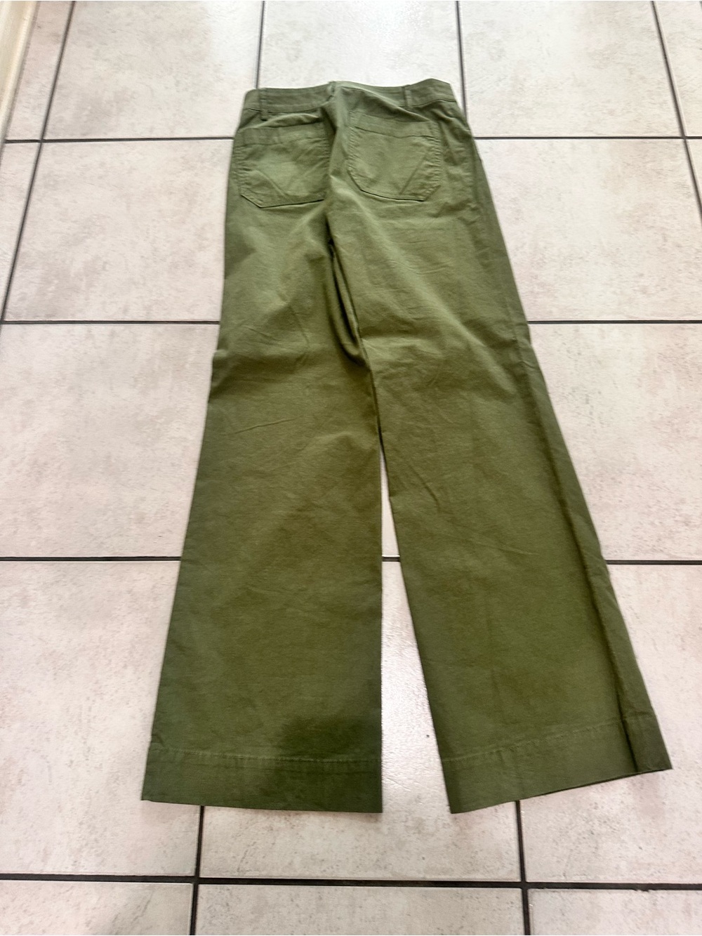 J. Crew Lizzie High-Rise Wide-Leg Utility Pants in Olive Green 25 - Picture 10 of 15